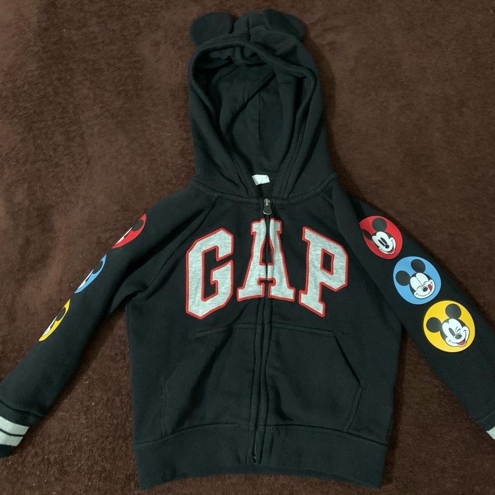 Black Disney Mickey Mouse Hoodie Size 4t